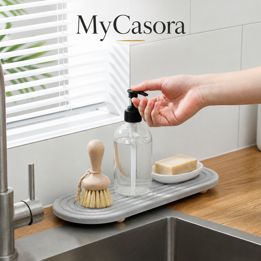 Fast-Dry Diatomite Sink Tray Organizer - 2Pcs