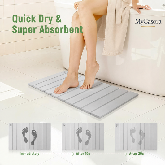 RapidDry Diatomite Stone Bath Mat