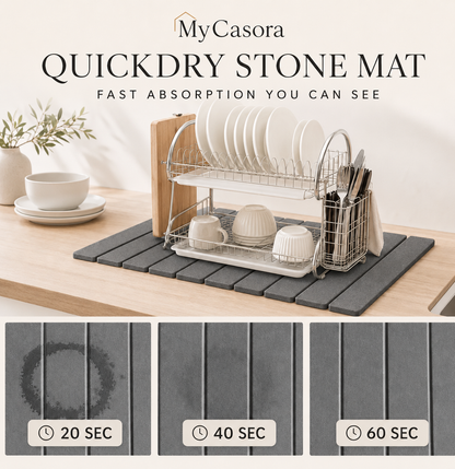 RapidDry Diatomite Kitchen Stone Mat